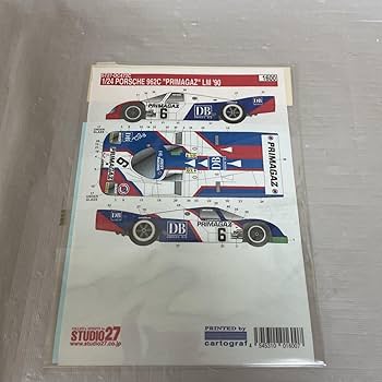 Amazon.co.jp: STUDIO27 1/24 ポルシェ962C PRIMAGAZ LM'90